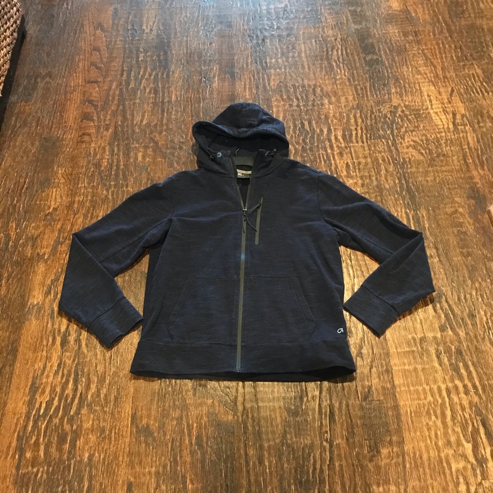 Gap Fit Full Zip Hoodie - Navy